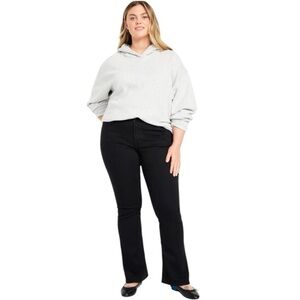 Old Navy Mid Rise Bootcut Black Jack Denim Jeans